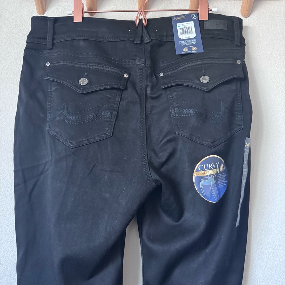 Angels Curvy Skinny Fit Jeans - Black - Picture 10 of 15